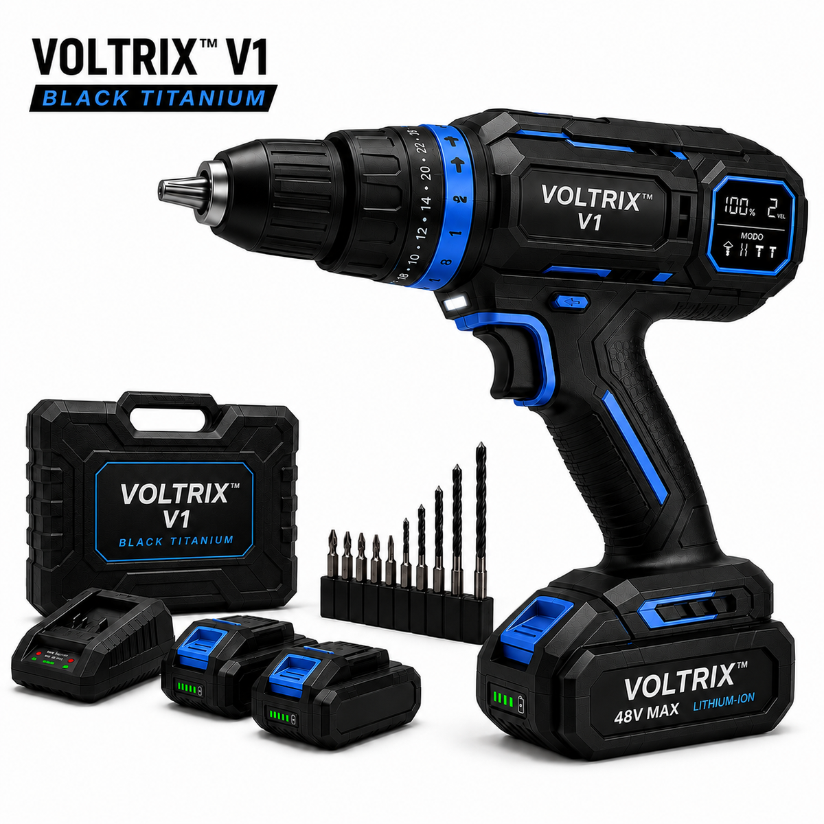 VOLTRIX™ V1 BLACK TITANIUM