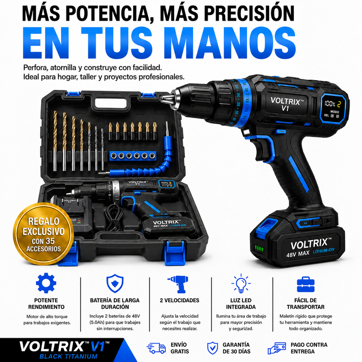 VOLTRIX™ V1 BLACK TITANIUM